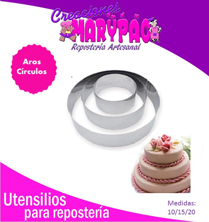 Moldes Aros Para Pasteles Círculos