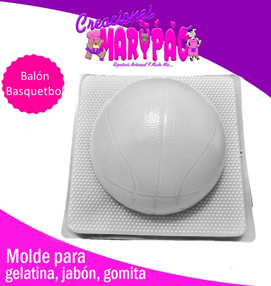 Molde Para Gelatina Balón de Básquetbol