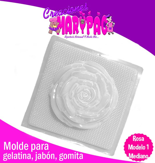 Molde Para Gelatina Rosa Mod1 Día de Madres Mamá