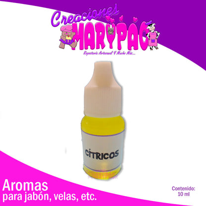 Esencia De Citricos Para Jabon Vela Cremas  Aromas - Creaciones Marypao