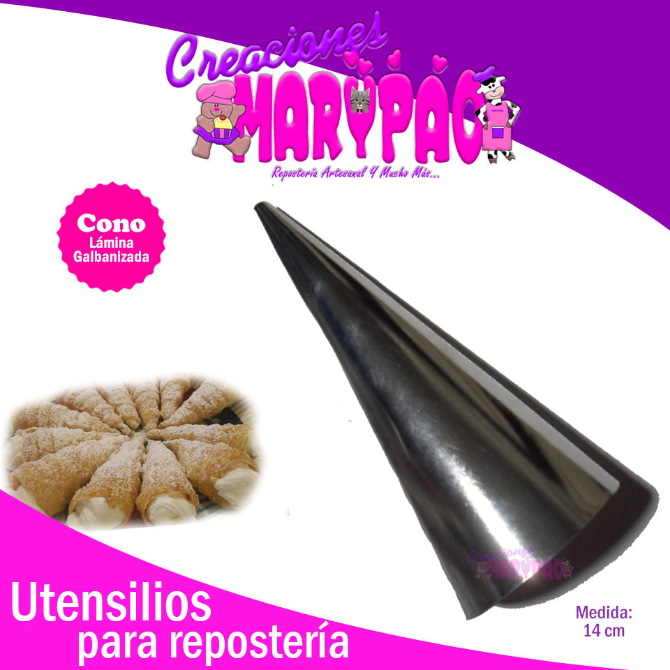 Cono Grande Para Canutillos - Creaciones Marypao