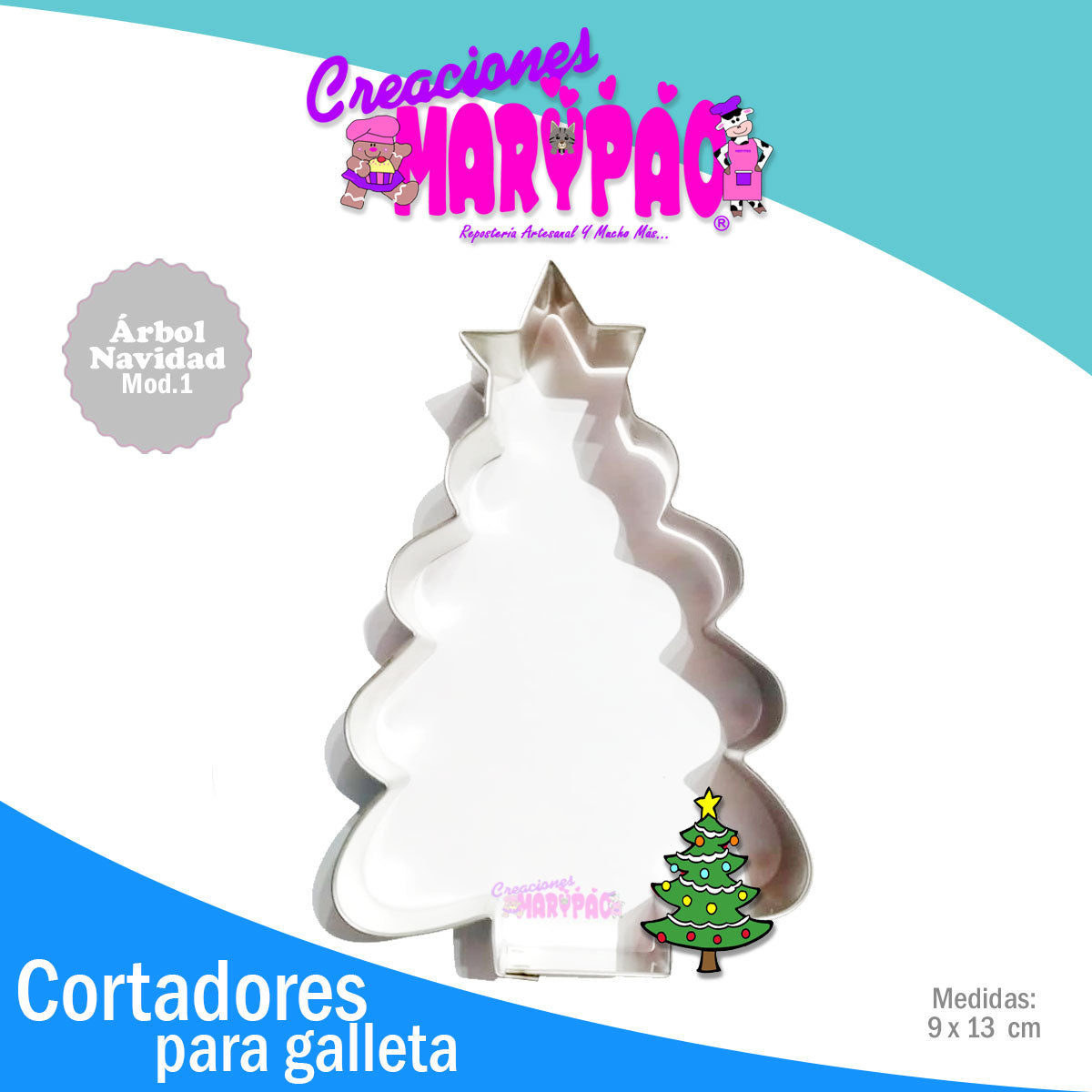 Cortador De Galletas Árbol De Navidad