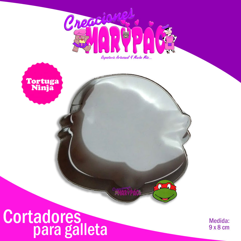 Cortador De Galleta Tortuga Caricatura - Creaciones Marypao