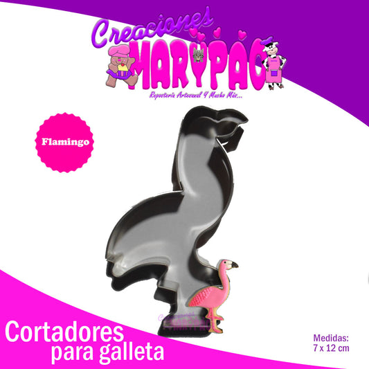 Cortador De Galleta Flamingo - Creaciones Marypao