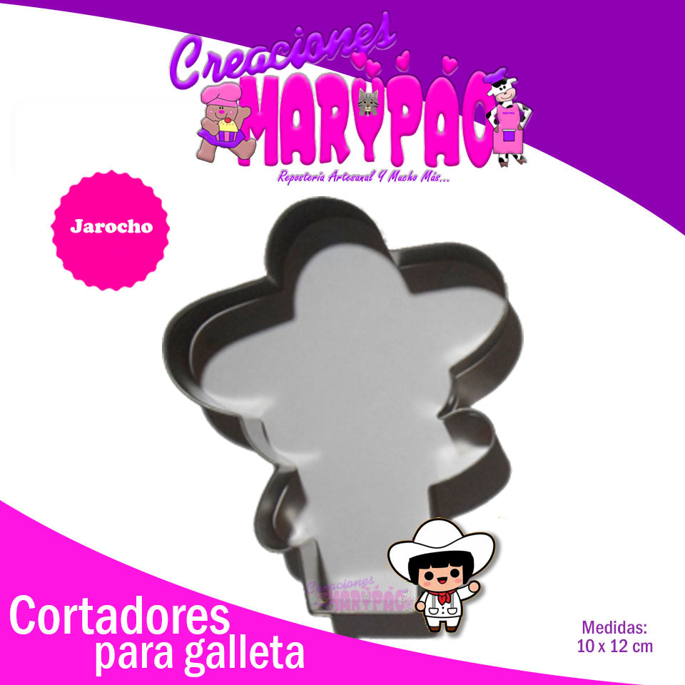 Cortador De Galleta Jarocho - Creaciones Marypao