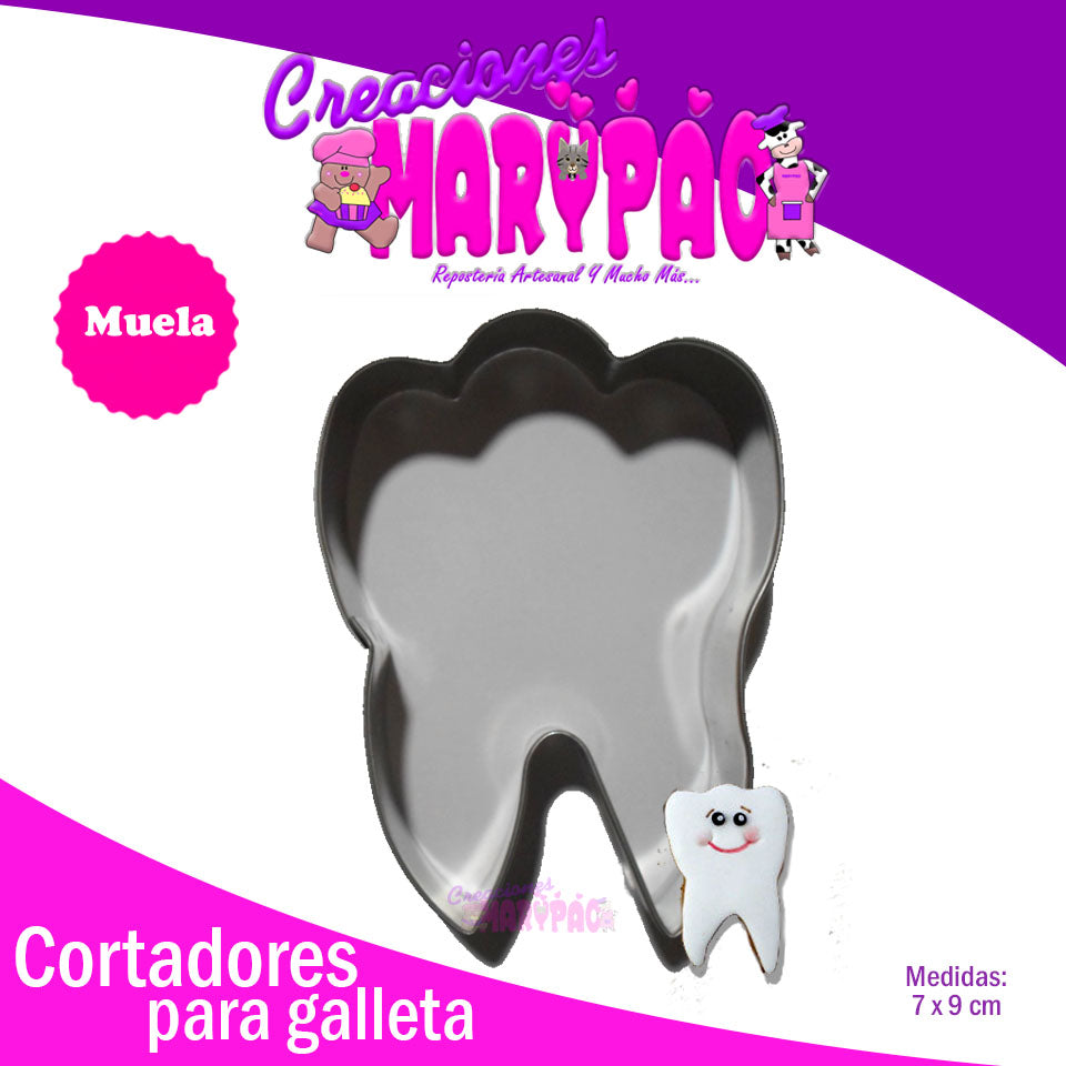 Cortador De Galleta Muela - Creaciones Marypao
