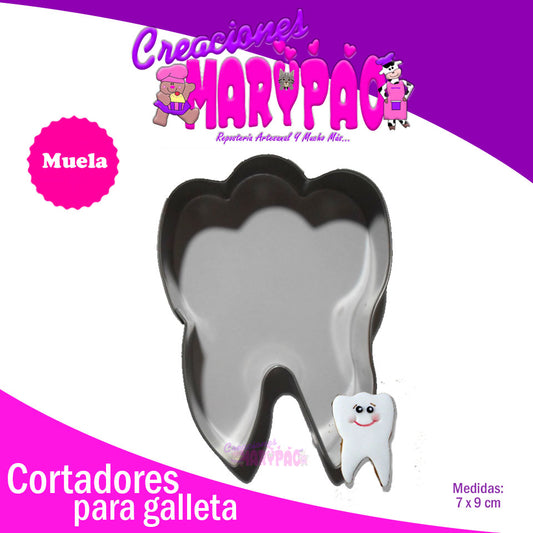 Cortador De Galleta Muela - Creaciones Marypao