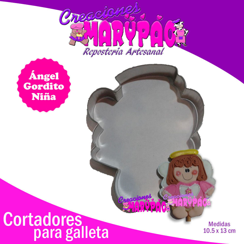 Cortador De Galletas Angelita - Creaciones Marypao
