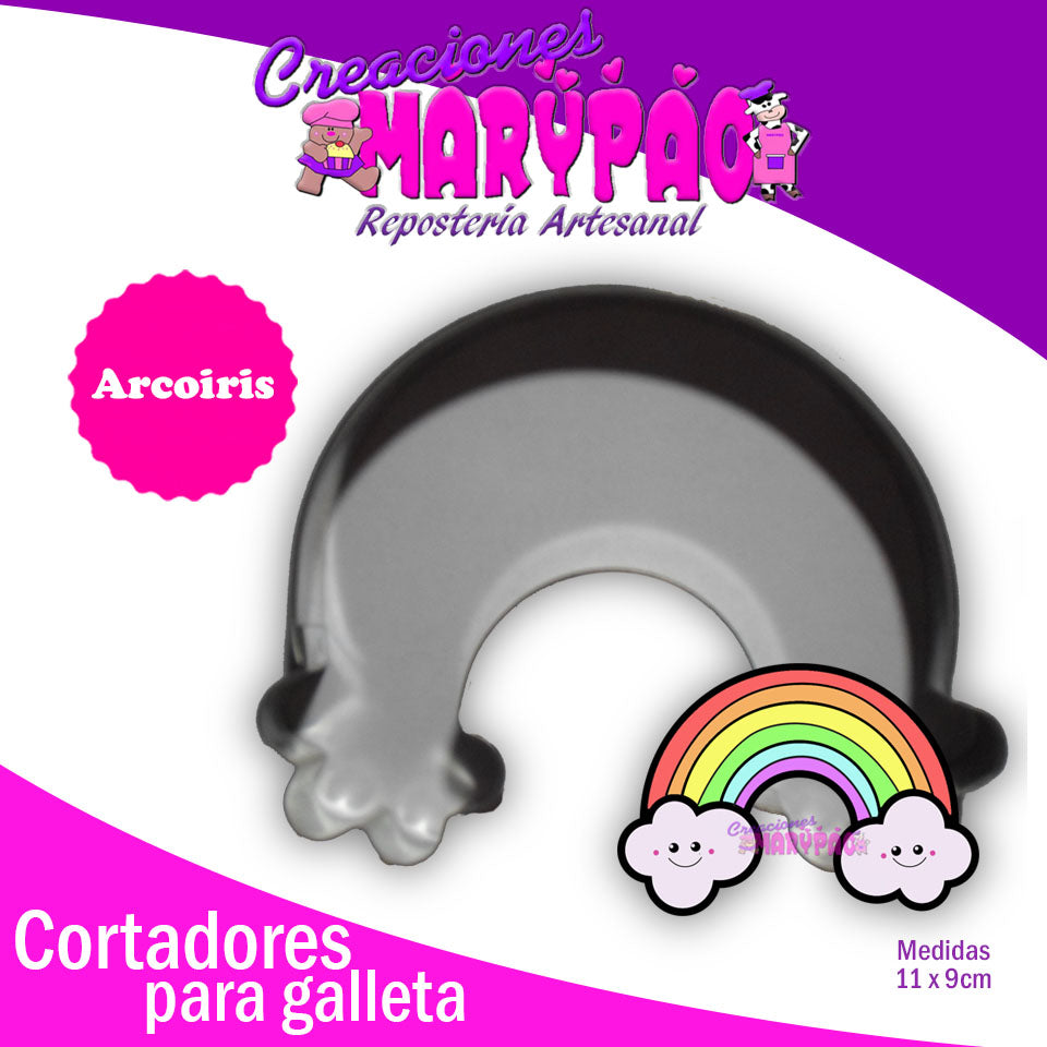 Cortador De Galleta Arcoiris - Creaciones Marypao