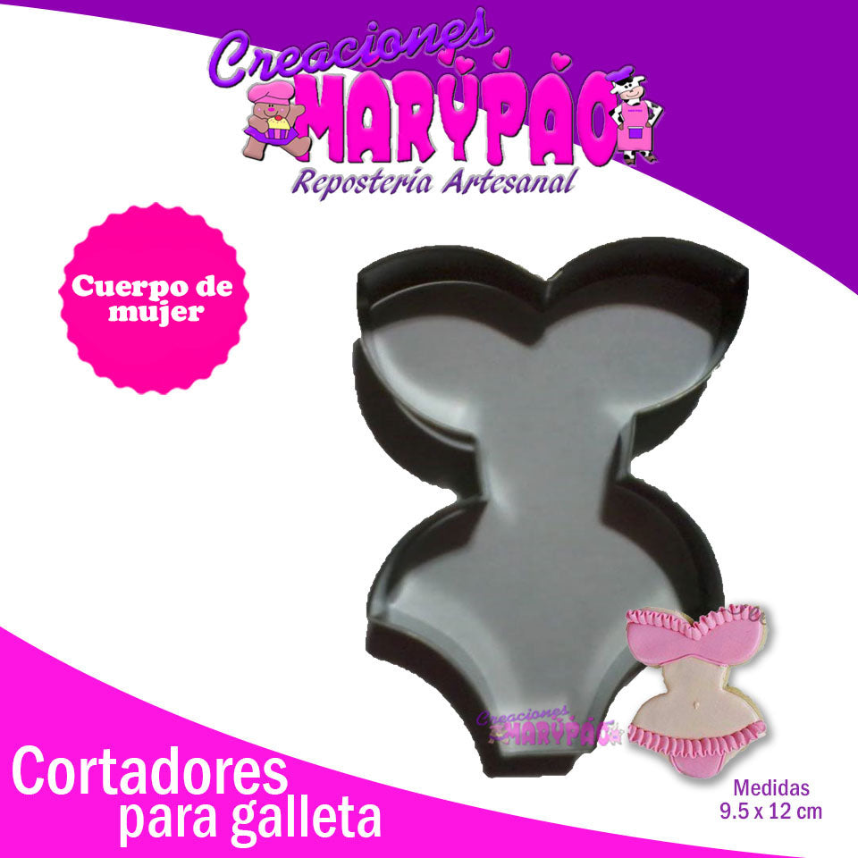 Cortador de Galleta Cuerpo Mujer - Creaciones Marypao