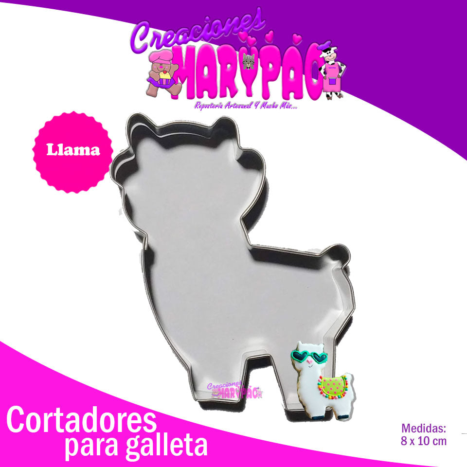 Cortador de Galleta Llama - Creaciones Marypao