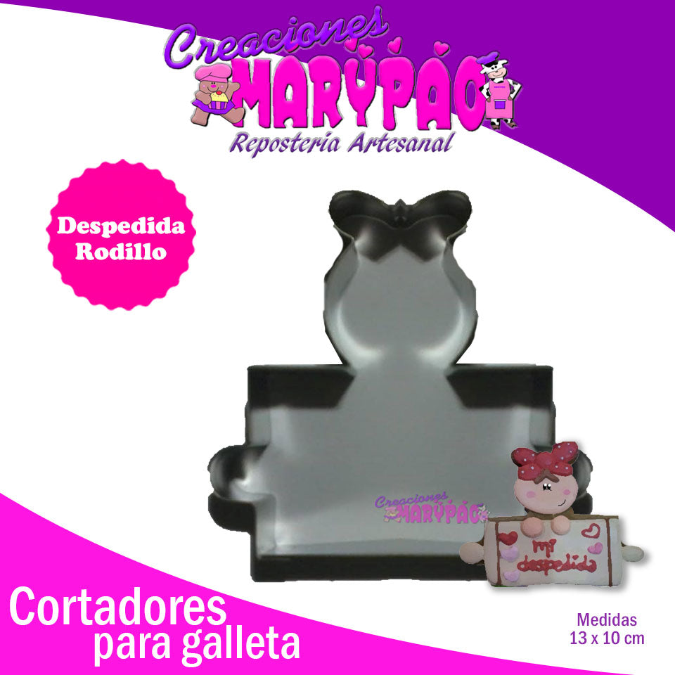 Cortador de Galleta Despedida Rodillo - Creaciones Marypao