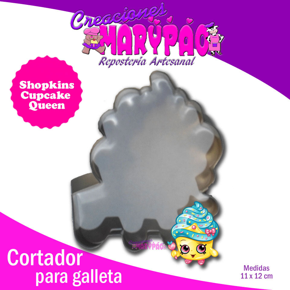 Cortador De Galleta Cupcake Caricatura - Creaciones Marypao