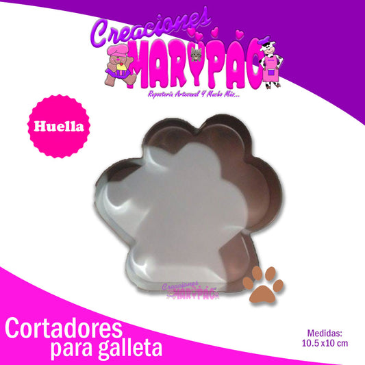 Cortador De Galleta Huella - Creaciones Marypao