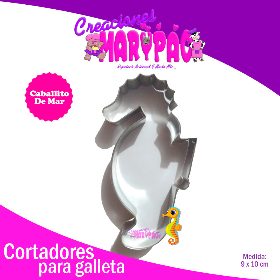 Cortador De Galleta Caballito de Mar - Creaciones Marypao
