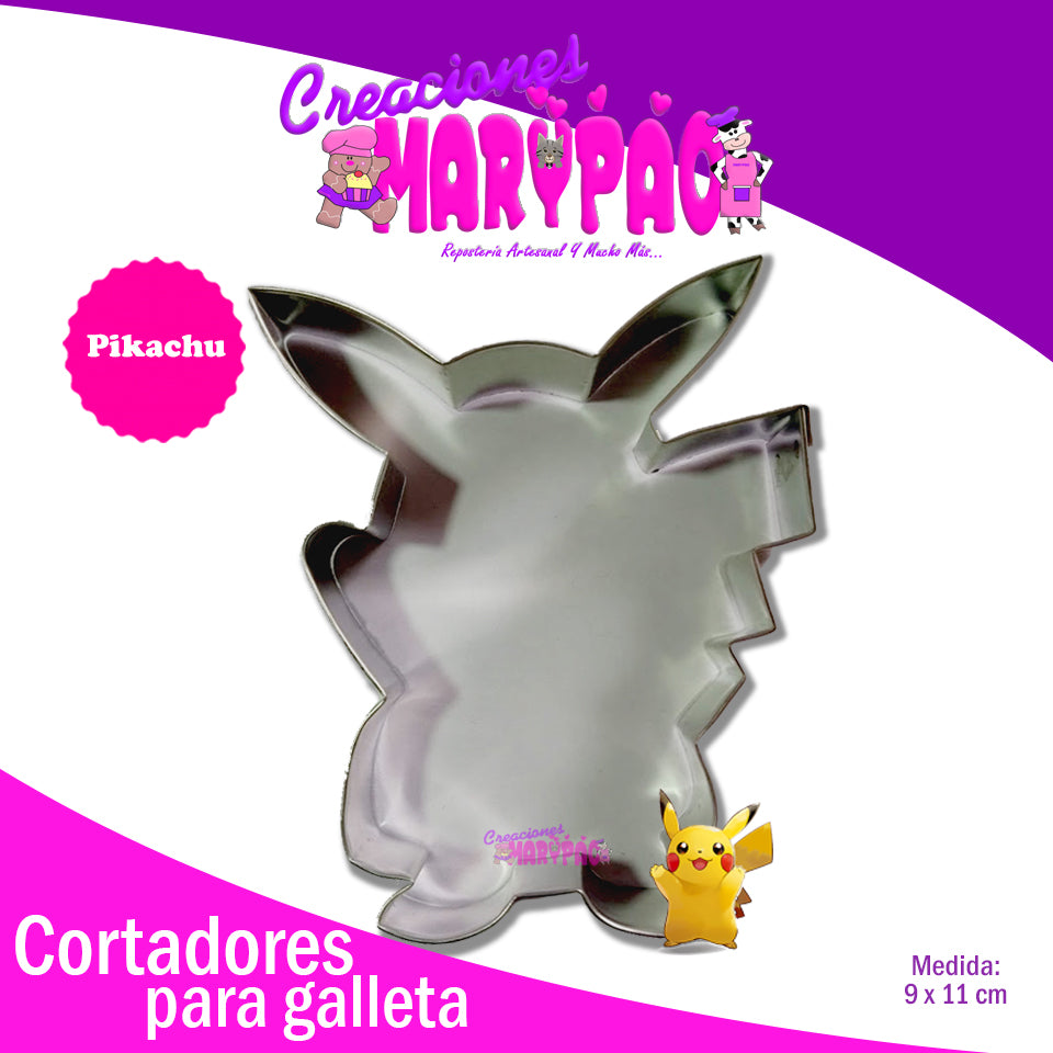 Cortador De Galletas Pikachu - Creaciones Marypao