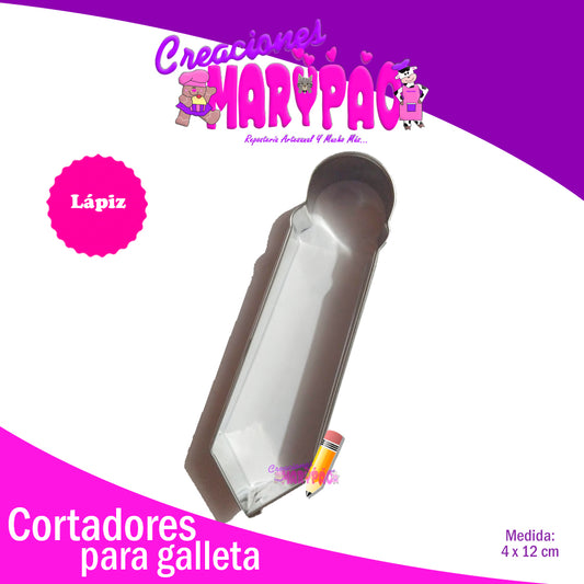 Cortador De Galleta Lapiz - Creaciones Marypao