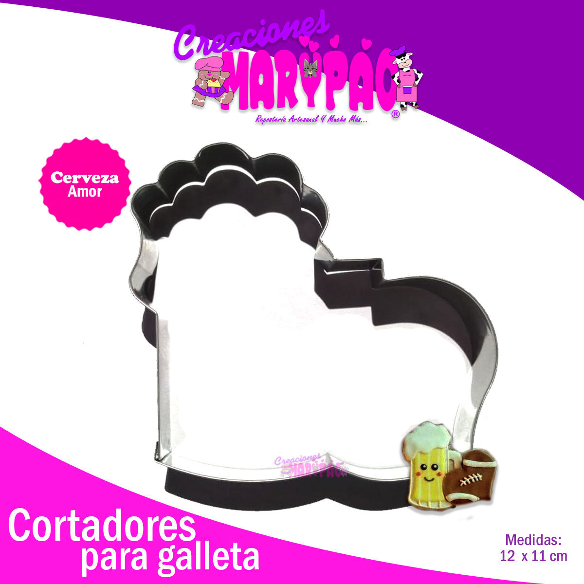 Cortador De Galletas Cerveza Amigos Febrero