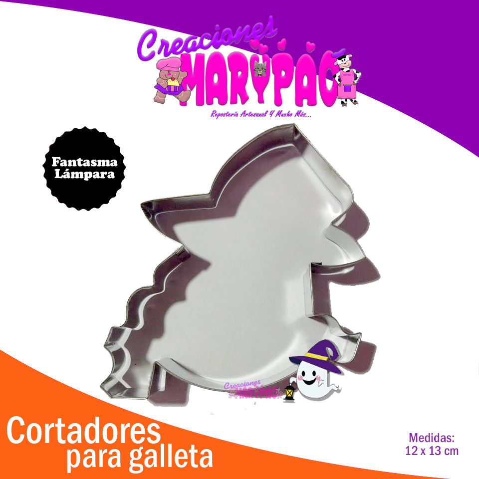 Cortador De Galletas Fantasma Lámpara - Creaciones Marypao