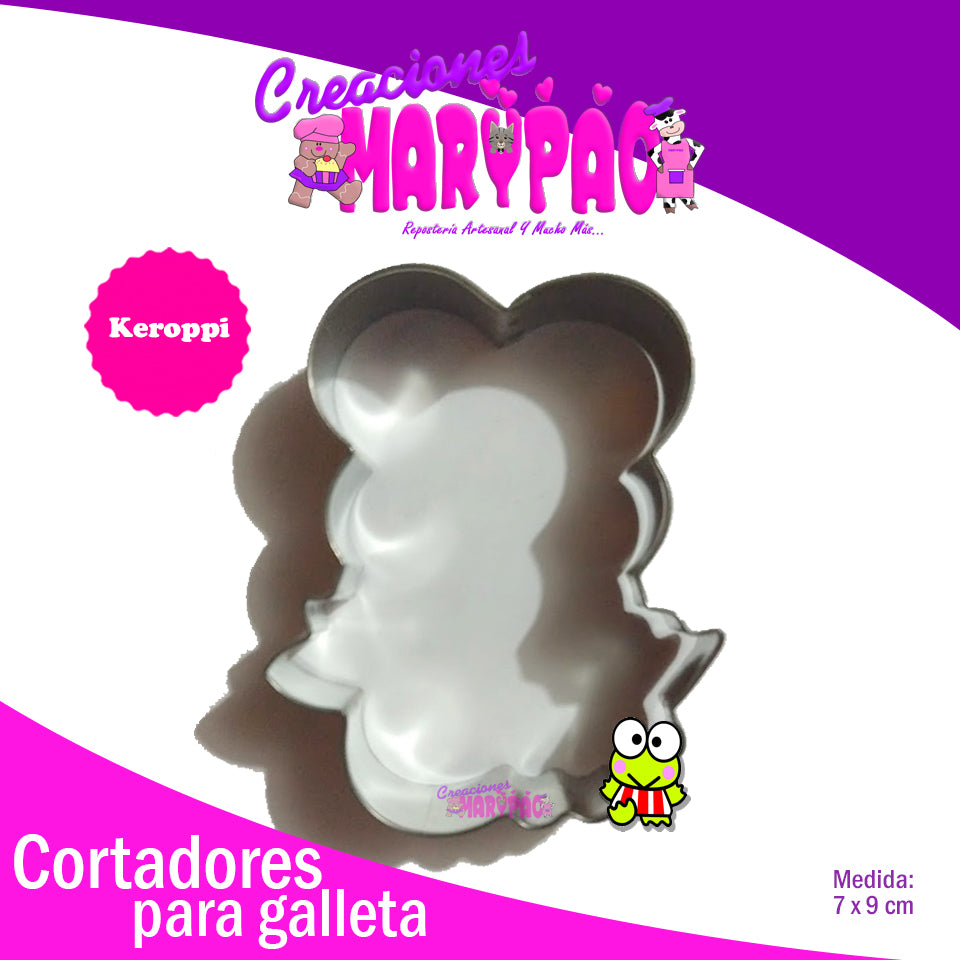 Cortador De Galleta Ranita Caricatura - Creaciones Marypao