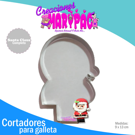 Cortador De Galleta Santa Claus Completo Navidad - Creaciones Marypao