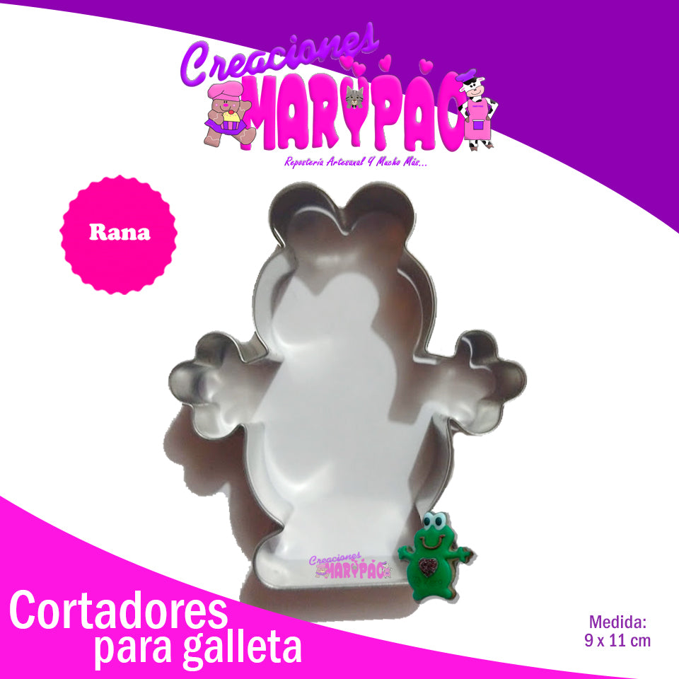 Cortador De Galleta Rana - Creaciones Marypao