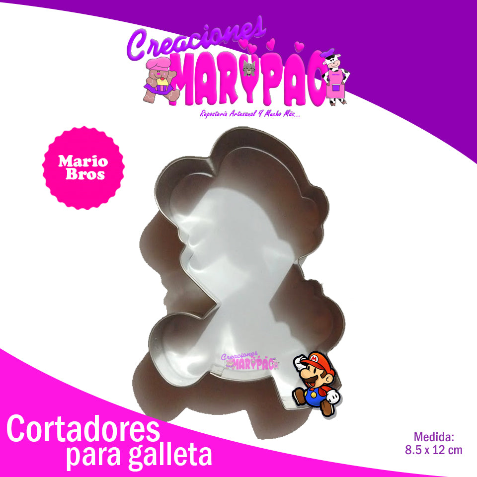 Cortador de Galleta Mario Juego - Creaciones Marypao