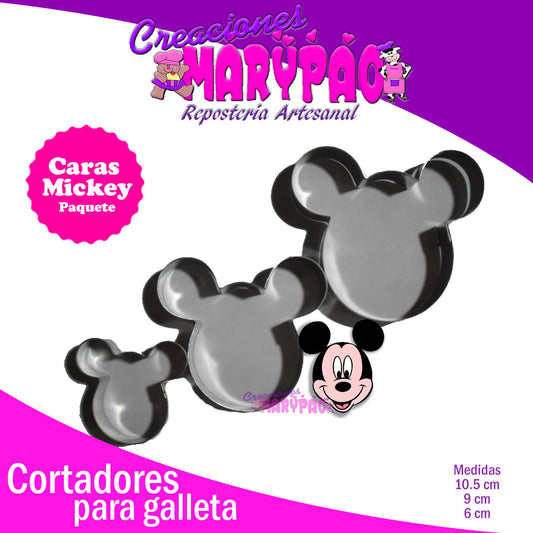 Cortadores Cara Ratón Para galleta - Creaciones Marypao
