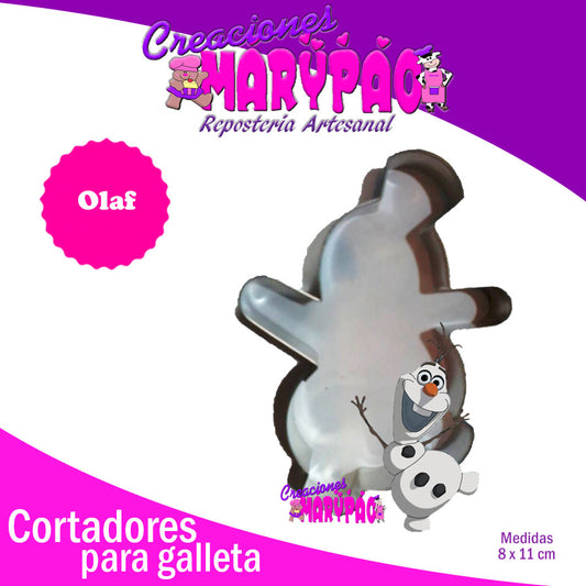 Cortadores Galletas Muñeco Nieve - Creaciones Marypao