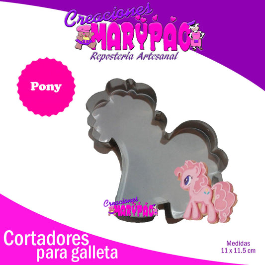 Cortador De Galleta Pony - Creaciones Marypao