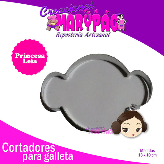 Cortadores Guerra De Las Galaxias Princesa - Creaciones Marypao
