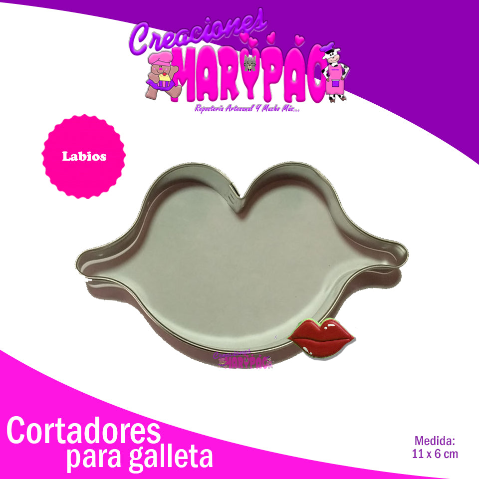 Cortadores Galletas Febrero Labios