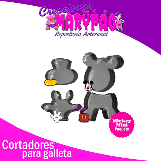 Cortadores Ratón Surtido Mini Para galleta - Creaciones Marypao