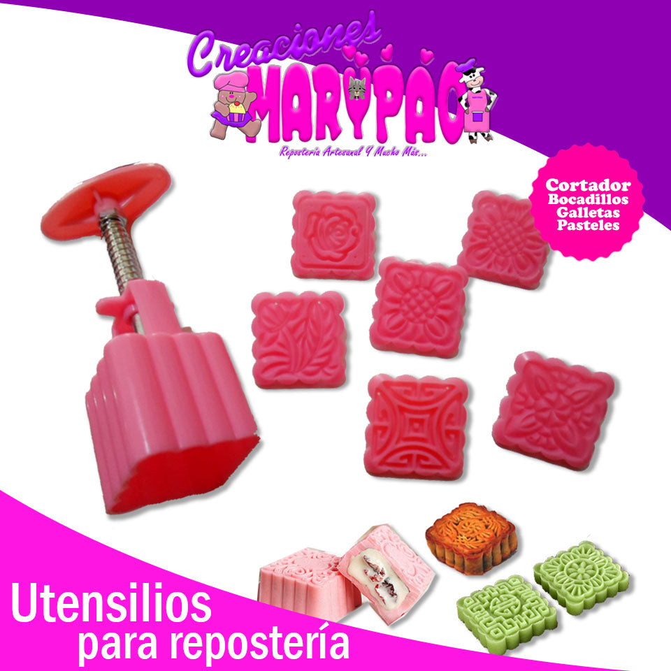 Cortadores Eyectores Galletas Bocadillos  Mod.1 - Creaciones Marypao