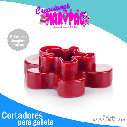 Paquete De Cortadores De Galletas Navidad Pino y Jengibre Dobles