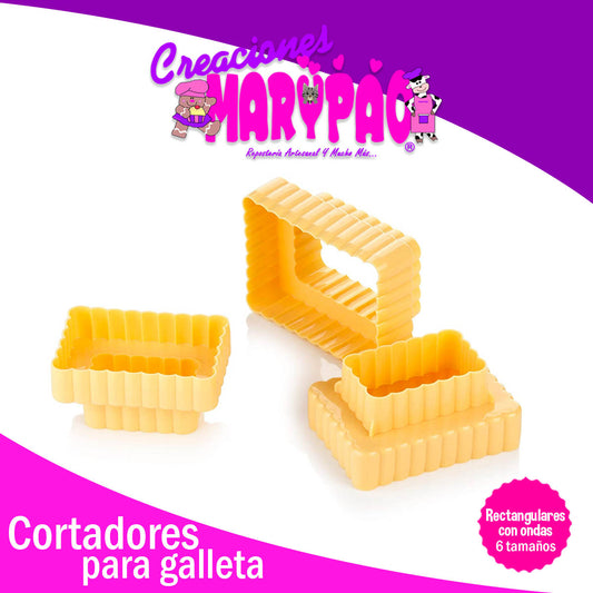 Cortadores De Galleta Rectángulos De Plástico