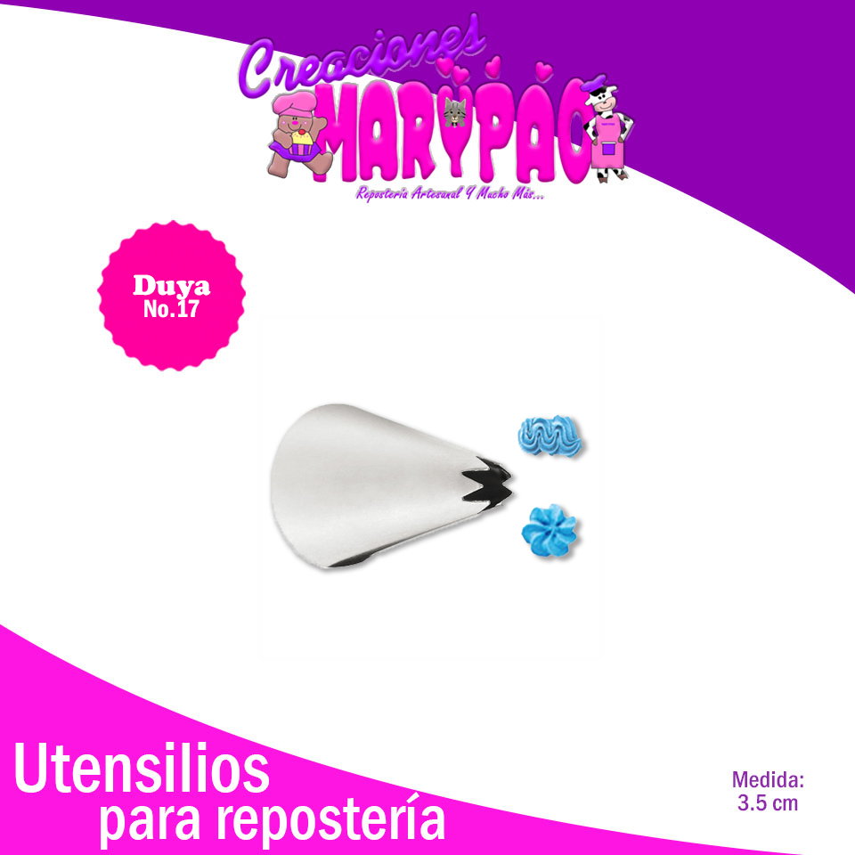 Duya Número 17 Estrella - Creaciones Marypao