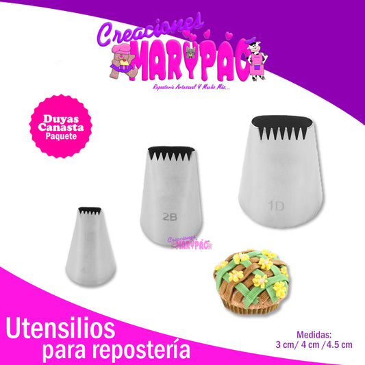 Duyas Canasta No. 47, 2B y 1D Paquete Para Cupcakes Pasteles - Creaciones Marypao