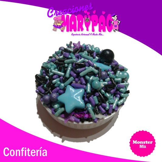 Sprinkles Comestibles Granillo Confeti Monster - Creaciones Marypao