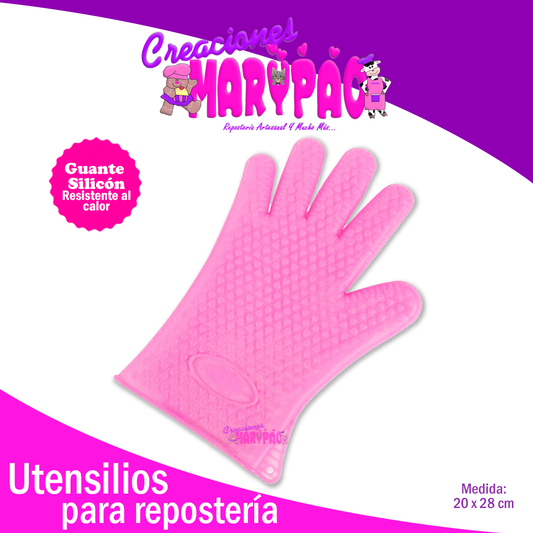 Guante De Silicón Resistente Al Calor - Creaciones Marypao