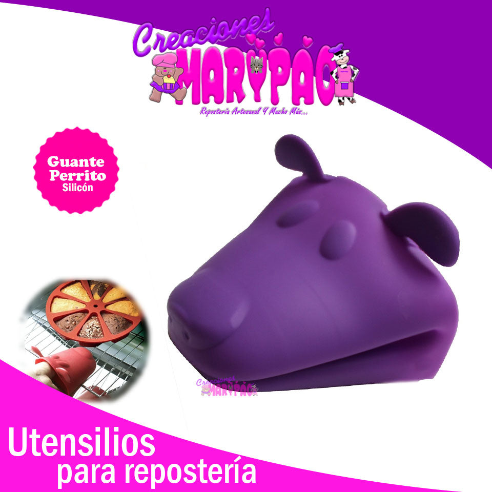 Guante De Silicón En Forma Perro - Creaciones Marypao