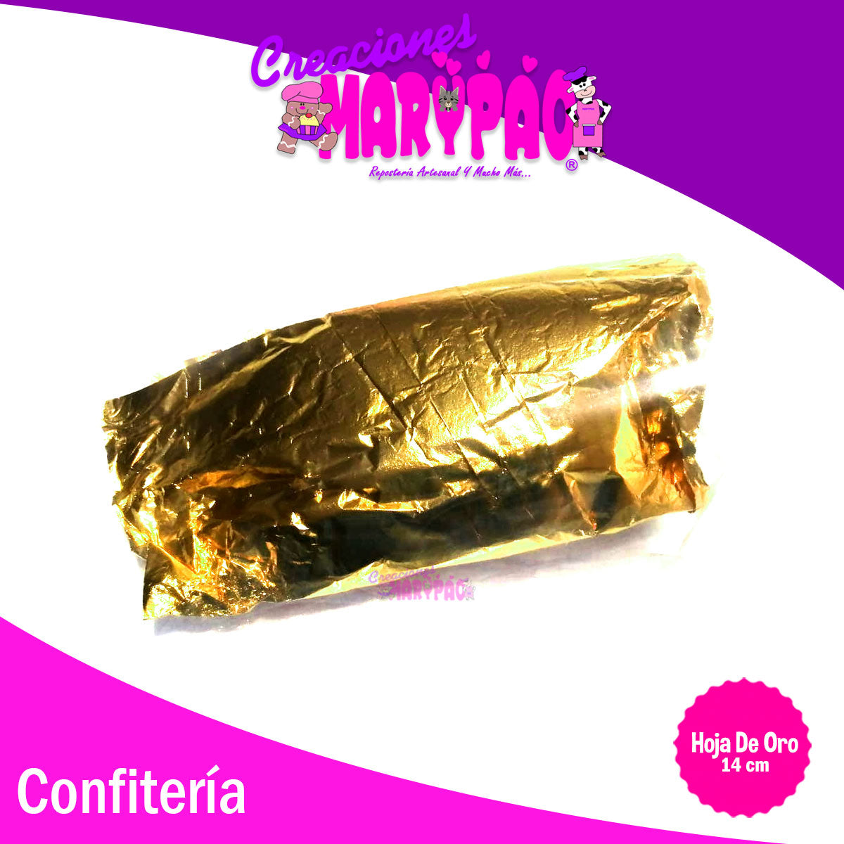 Hoja De Oro Comestible Sprinkles Confitería