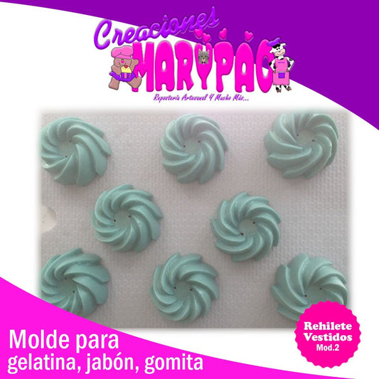 Molde Vestidos Princesas Rehilete Gelatina Mod2 Chico - Creaciones Marypao