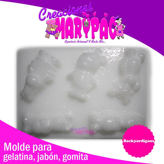 Molde Backyordigans Jabón Gomita Gelatina - Creaciones Marypao