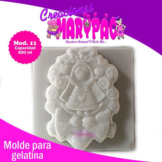 Molde Para Gelatina Virgen Virgencita Comunión - Creaciones Marypao