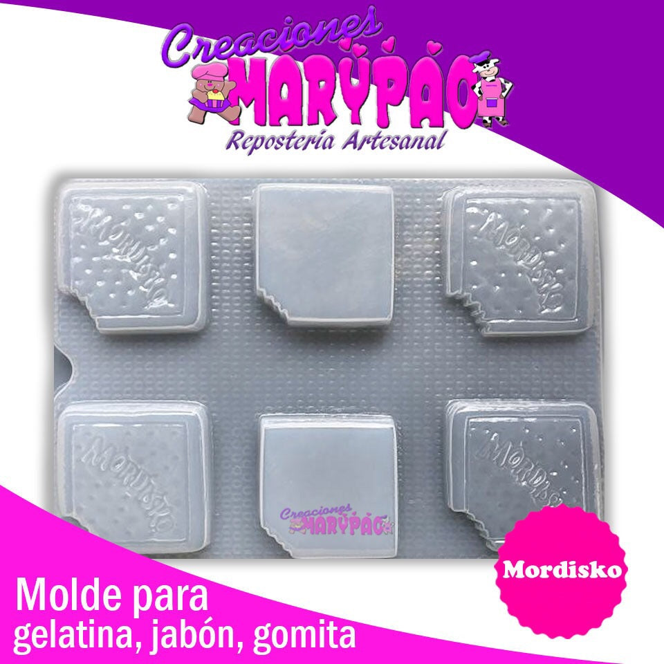 Molde Mordisko Postres  Para Jabón Gomita Gelatina Chocolate - Creaciones Marypao