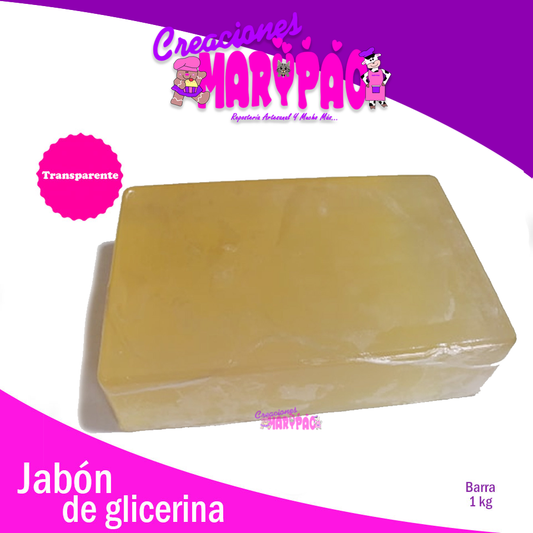 Jabón Por Kilo Base Glicerina Transparente - Creaciones Marypao