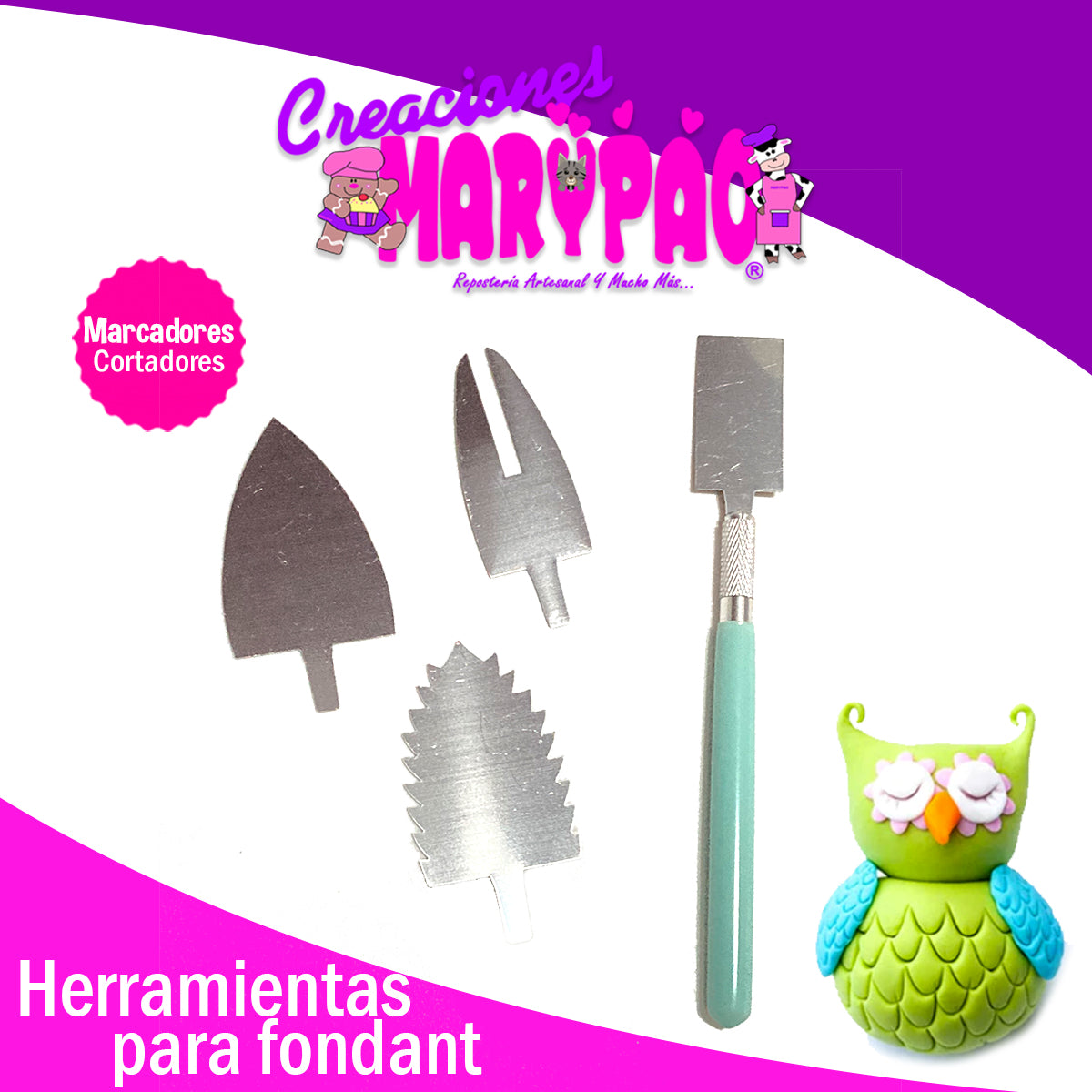 Cortadores Marcador Herramientas Para Fondant Pasta