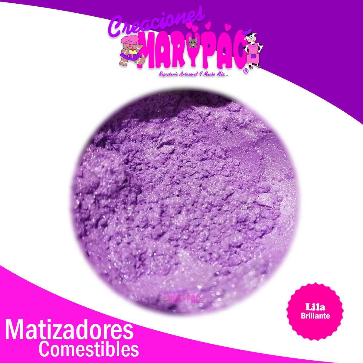 Matizador Comestible Lila Brillante 2 gramos