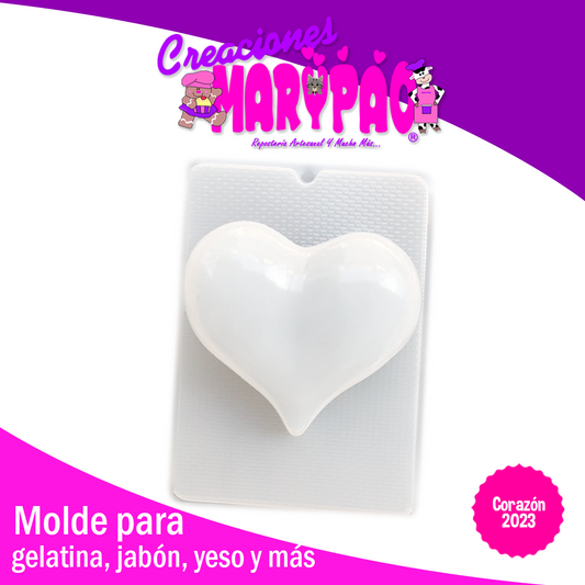 Molde Corazón San Valentín Gelatinas
